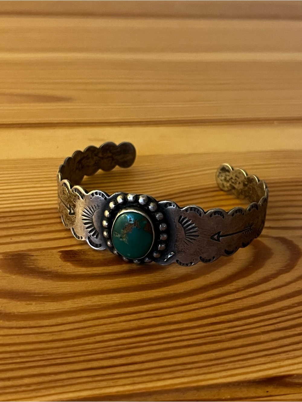 Vintage Fred Harvey Era Silver Bracelet